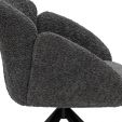 Kick swivel chair Aiko - Dark Grey