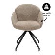 Kick swivel chair Aiko - Beige