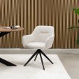 Kick swivel chair Arne - White