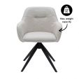 Kick swivel chair Arne - White