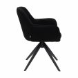 Kick swivel chair Arne - Black