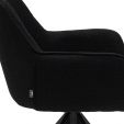 Kick swivel chair Arne - Black