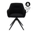 Kick swivel chair Arne - Black