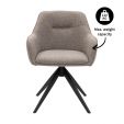 Kick swivel chair Arne - Grey