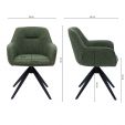 Kick swivel chair Arne - Green