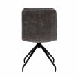 Kick swivel chair Aron - Dark Grey