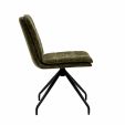 Kick swivel chair Aron - Green