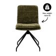 Kick swivel chair Aron - Green