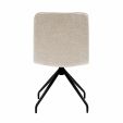 Kick swivel chair Aron - Champagne