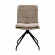 Kick swivel chair Aron - Taupe