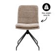 Kick swivel chair Aron - Taupe