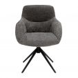 Kick swivel chair Fer - Dark Grey