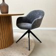 Kick swivel chair Matt - Dark Grey