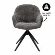 Kick swivel chair Matt - Dark Grey