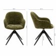 Kick swivel chair Matt - Green