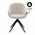 Kick swivel chair Matt - Champagne