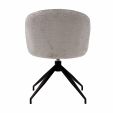 Kick swivel chair Merle - Grey