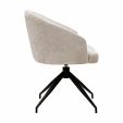 Kick swivel chair Merle - Champagne