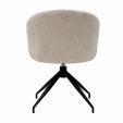 Kick swivel chair Merle - Champagne