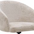 Kick swivel chair Merle - Champagne