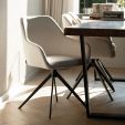 Kick dining chair Mex - Taupe