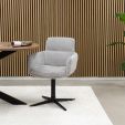 Kick swivel chair Noud - Grey