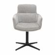 Kick swivel chair Noud - Grey