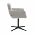 Kick swivel chair Noud - Grey