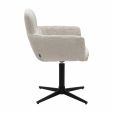 Kick swivel chair Noud - Champagne