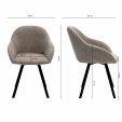 Kick swivel chair Olof - Taupe