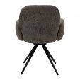 Kick swivel chair Raf - Dark Grey