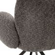 Kick swivel chair Raf - Dark Grey