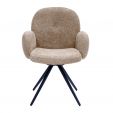 Kick swivel chair Raf - Beige