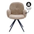 Kick swivel chair Raf - Beige