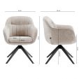 Kick swivel chair Sten - Beige