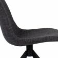 Kick swivel chair Yani - Black