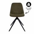 Kick swivel chair Yani - Green