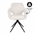 Kick swivel chair Zara - Crème