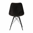 Kick dining chair Bren - Black