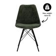 Kick dining chair Bren - Black