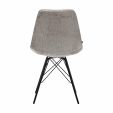 Kick dining chair Bren - Grey