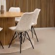 Kick dining chair Bren - Grey