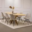 Kick dining chair Bren - Champagne