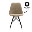 Kick dining chair Bren - Beige