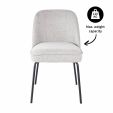 Kick dining chair Britt - Grey