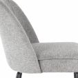 Kick dining chair Britt - Dark Grey