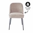 Kick dining chair Britt - Taupe