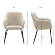 Kick dining chair Daan - Champagne