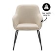 Kick dining chair Daan - Champagne