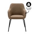 Kick dining chair Daan - Taupe